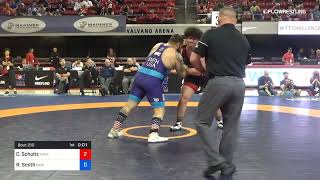 130 Kg Rr Rnd 2 Cohlton Schultz Sunkist Kids Wrestling Club Vs Robert Smith New York Athletic Club
