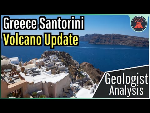 Greece Santorini Volcano