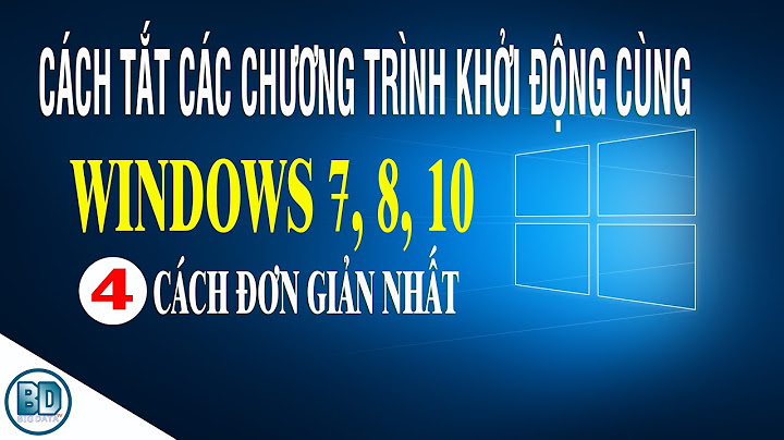 Cách tắt outlook 2010 khởi động cùng windows