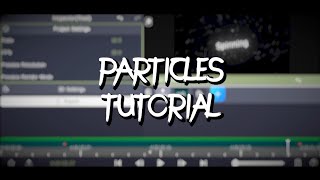 Particles with text transition // node video || tutorial