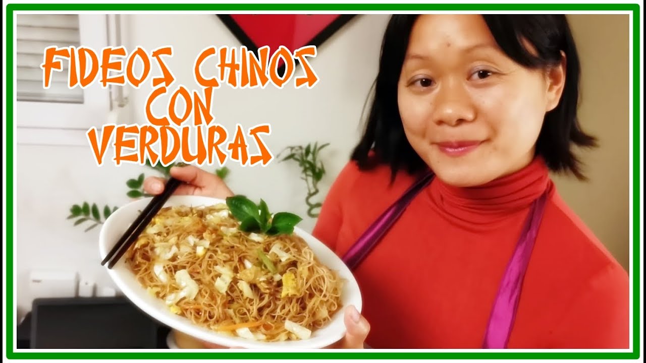 FIDEOS CHINOS CON VERDURAS estilo Xiao Yan.