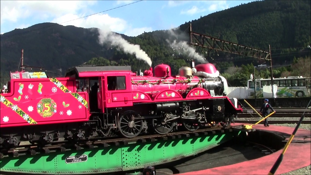 大井川鐡道ＳＬジェームズ号の千頭駅での仕事 Oigawa Railways James The Tank Engine Working at Senzu 17/Dec/2016
