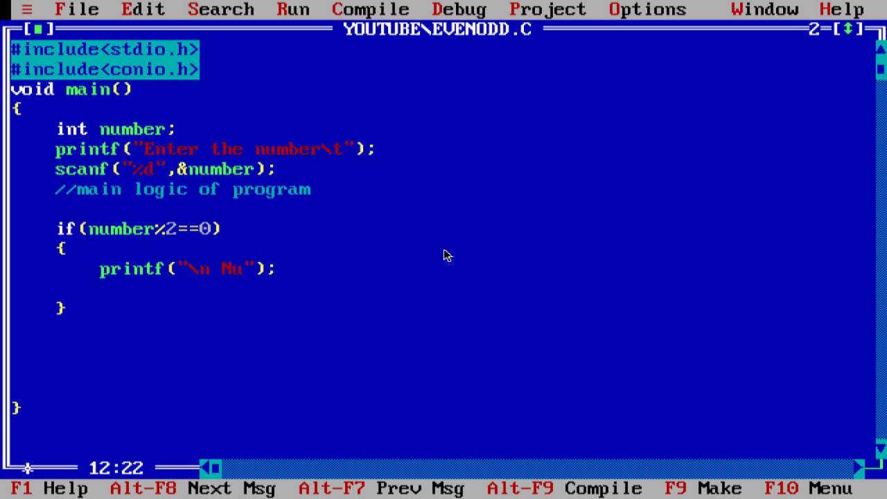 If Else Statement In C Language Program Find A No Is Even Of Odd