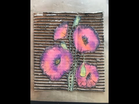 Video: How To Make Corrugated Paper Poppies