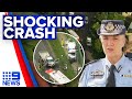 Police investigate whether police van was targeted in Queensland crash | 9 News Australia