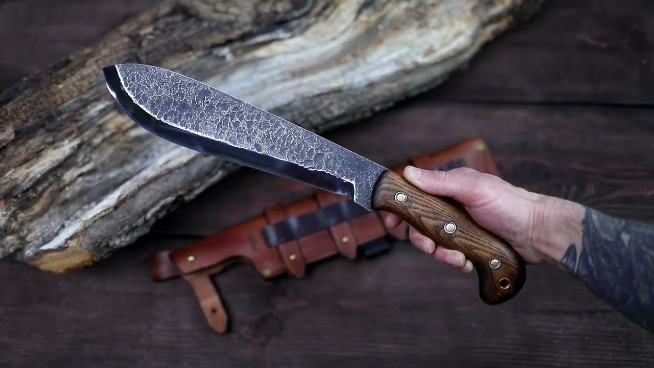 Sloyd Knife - Birch Bark Handle and Sheath - The Spoon Crank