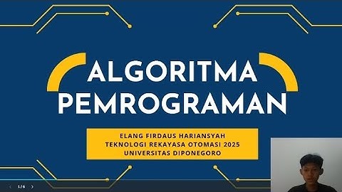 #006 Algoritma dan Pemrograman - Function dalam Coding dan Project Review Materi