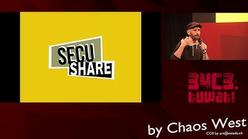 34C3 ChaosWest -  Scalable and privacy-respectful distributed systems - Our chance to avoid cloud co