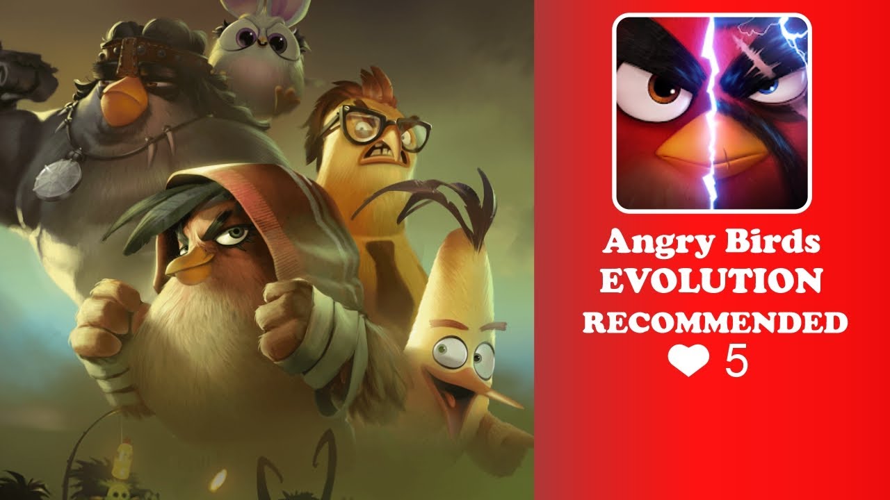Angry Birds Evolution 2021 - best games for kids - Android, iOS, PC