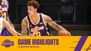 HIGHLIGHTS | Kyle Kuzma (20 pts, 10 reb) vs Memphis Grizzlies