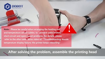 [DOBOT MOOZ Tutorial] Troubleshooting   Jamming Clogging 3D Printing Head