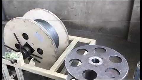 How to flat the wire for outer casing conduit machine