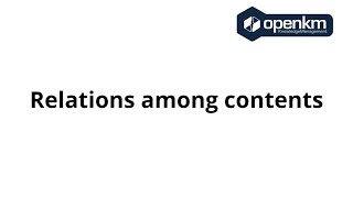 OpenKM - Relations among contents - New User Interface