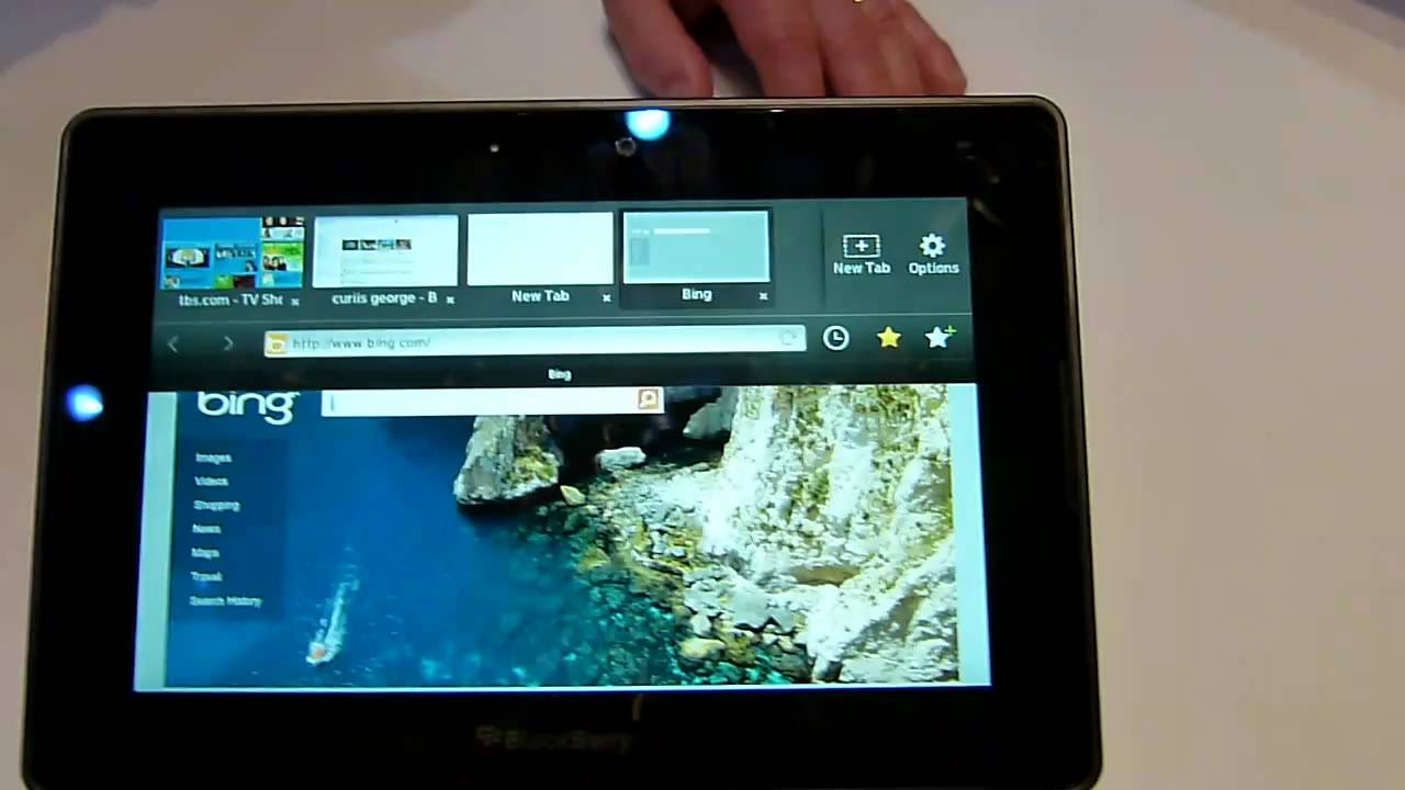 RIM Blackberry Playbook First Impression and Interface Demo 