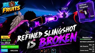 Refined slingshot is actually broken #bloxfruits #roblox