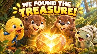 Pebble the Otter & Friends | The Golden Leaf Treasure Hunt | Kids Adventure News