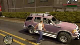 Grand Theft Auto San Andreas Remastered Version PC Gameplay