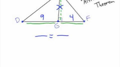 How to Solve Right Triangle Altitude Problems: Geometric Mean #1