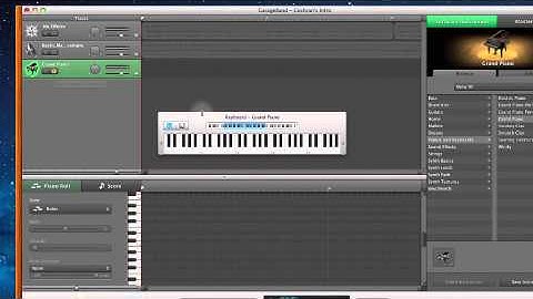 How to add a software instrument track in Garageband