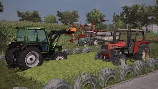 Rolniczy Zakątek - Koszenie Kukurydzy Na Kiszonkę, PFMŻ Z-350 w Akcji