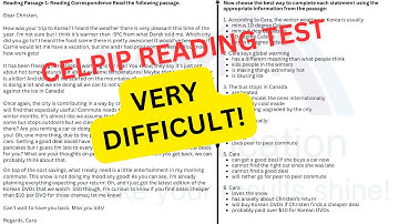 CELPIP HARD Reading Practice Test Part 1 (With Answers). TRY THIS EXAM!