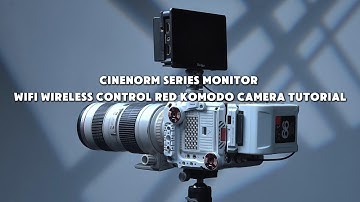 CINENORM OS Series Monitors Wireless Connection to RED KOMODO