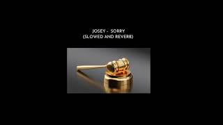 Josey  - Sorry (slowed and reverb)
