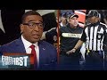 Cris Carter reacts to the controversial non-call in Saints' loss to Rams | NFL | FIRST THINGS FIRST