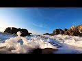 RAW POV NEARLY SMASHED ON ROCKS DURING PADDLE OUT!