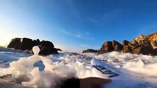 RAW POV NEARLY SMASHED ON ROCKS DURING PADDLE OUT!