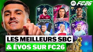LES MEILLEURS SBC & ÉVOS À FAIRE SUR FC26 ! IBANEZ, MIEDEMA, PAQUETA, RASHFORD...
