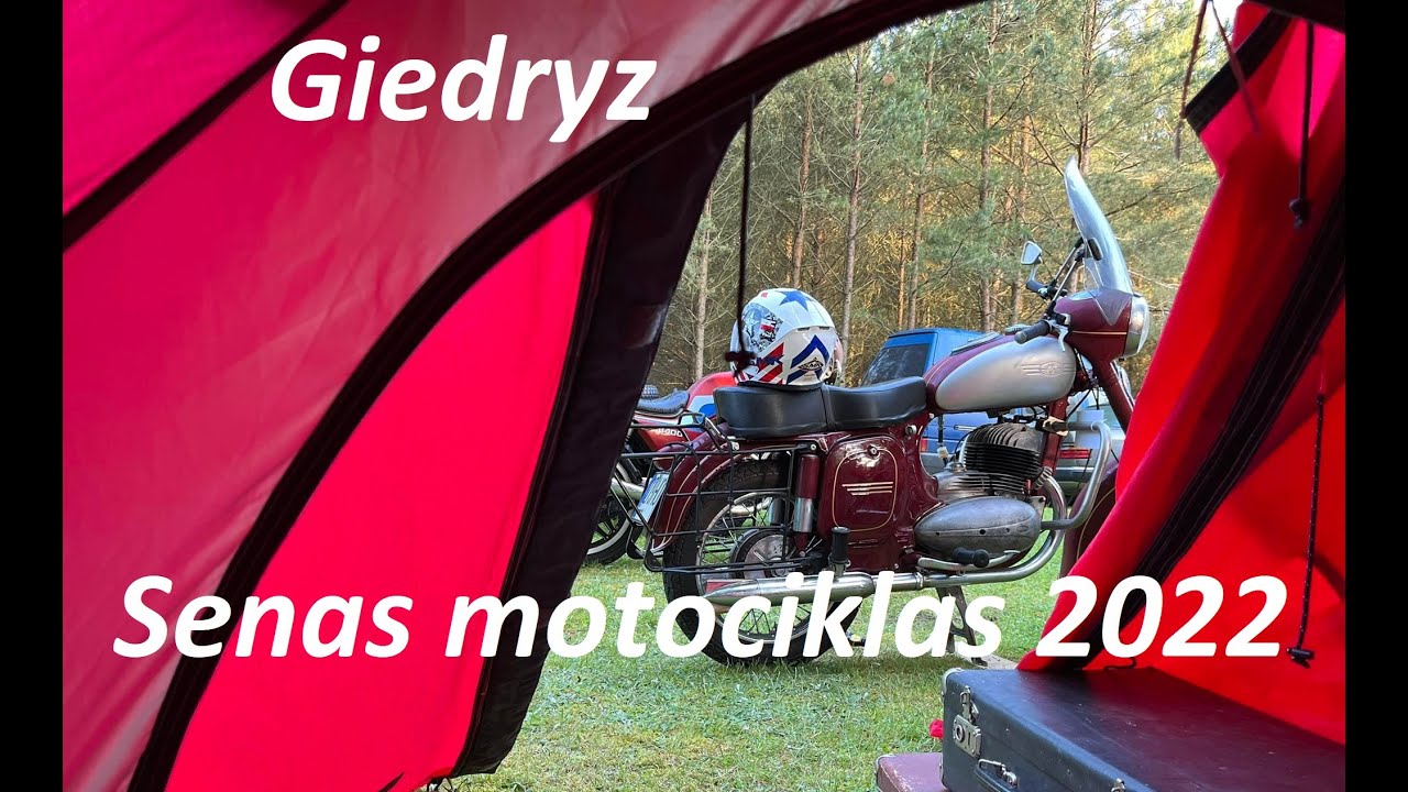 Senas motociklas 2022 | Renginio akimirkos | Giedryz