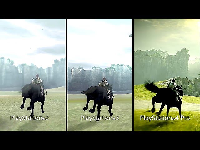 7sannTV - Shadow Of The Colossus PS2 vs PS3 vs PS4 Pro Graphics Comparison  & Frame Rate Test #ShadowOfTheColossus #Graphics #GraphicsComparison #Sony  #Game #PS2 #PS3 #PS4 #PS4Pro