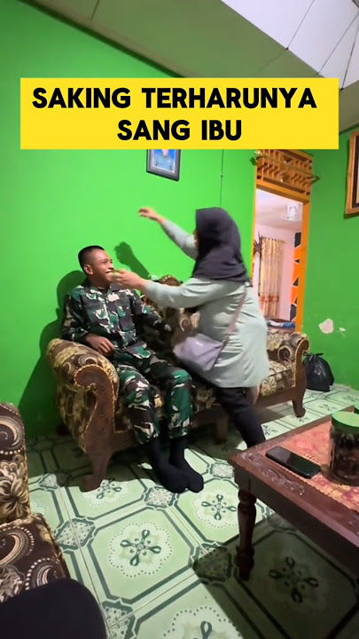 momen haru ketika prajurit TNI pulang kampung tanpa kasih tau ibu ‼️‼️ #ibu #tni #haru #pulkam