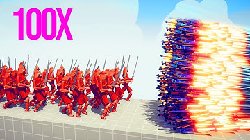 100x SAMURAI 2x GIANT vs 3x MULTI ARROW | TABS - Totally Accurate Battle Simulator