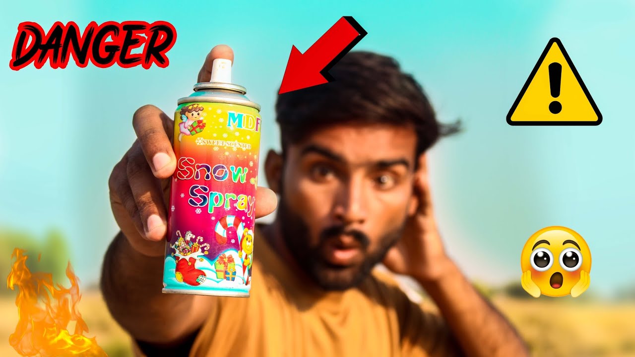 Snow Spray vs Fire 🔥 | Snow Spray On Fire 😱| Snow Spray Experiment