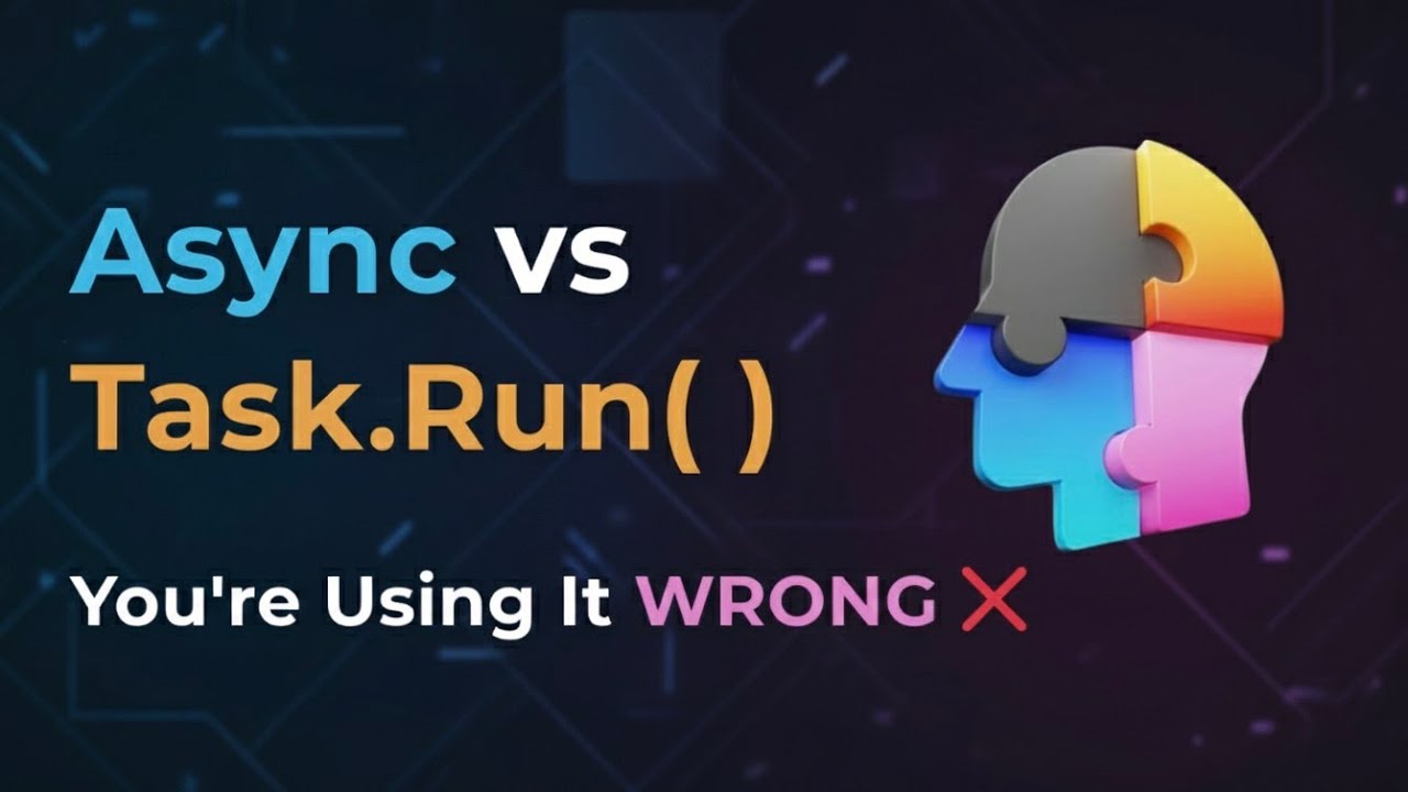 Task.Run vs Async: The Ultimate Guide to Scalable .NET APIs