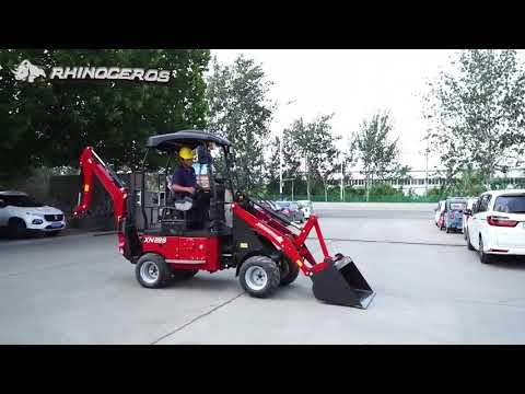 🚜 Introducing the Rhinoceros XN228 Backhoe Loader! 🚜 - YouTube