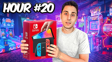 Locked in an Arcade Until I Win a Switch!