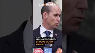 Ministro Arrau por investigación de tráfico de menores: “no hay denuncias de presunta desgracia”