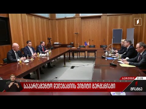 საპარლამენტო დელეგაციის ვიზიტი გერმანიაში