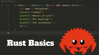 Details learning Rust from scratch before AI replaces us ASMR Guide