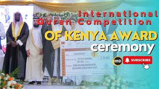 International Quran Competition of Kenya Award ceremony 2024 #quran