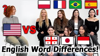 English Word Pronunciation Differences Around the World!!