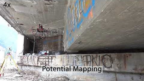 FLYING CORROSION INSPECTION ROBOT FOR CONCRETE STRUCTURES - First Outdoor Flights