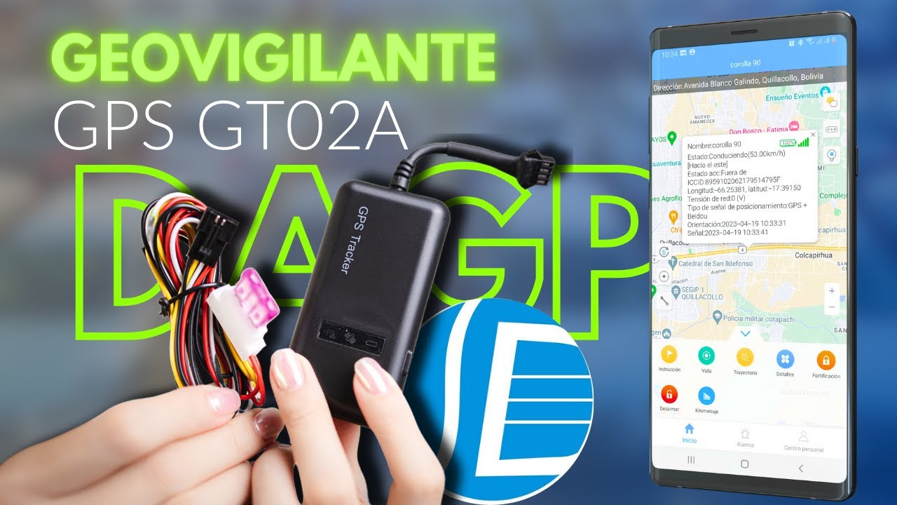 GT02A GPS geo vigilante Unboxing y configuración paso a paso del localizador