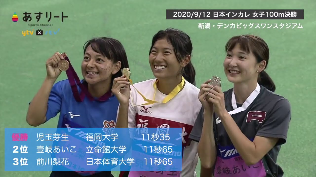 兒玉芽生 出身高校や大学は 記録や動画などをまとめてみた かぷっちょ博士の徒然記