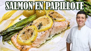 Salmon in Parchment Paper | Salmon en Papillote Recipe by Lounging with Lenny