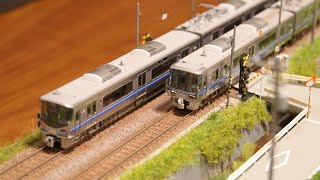 【鉄道模型】521系普通列車　Nゲージ走行動画