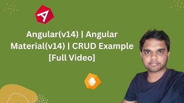 Angular(v14) | Angular Material(v14) | CRUD Example[Full Video]